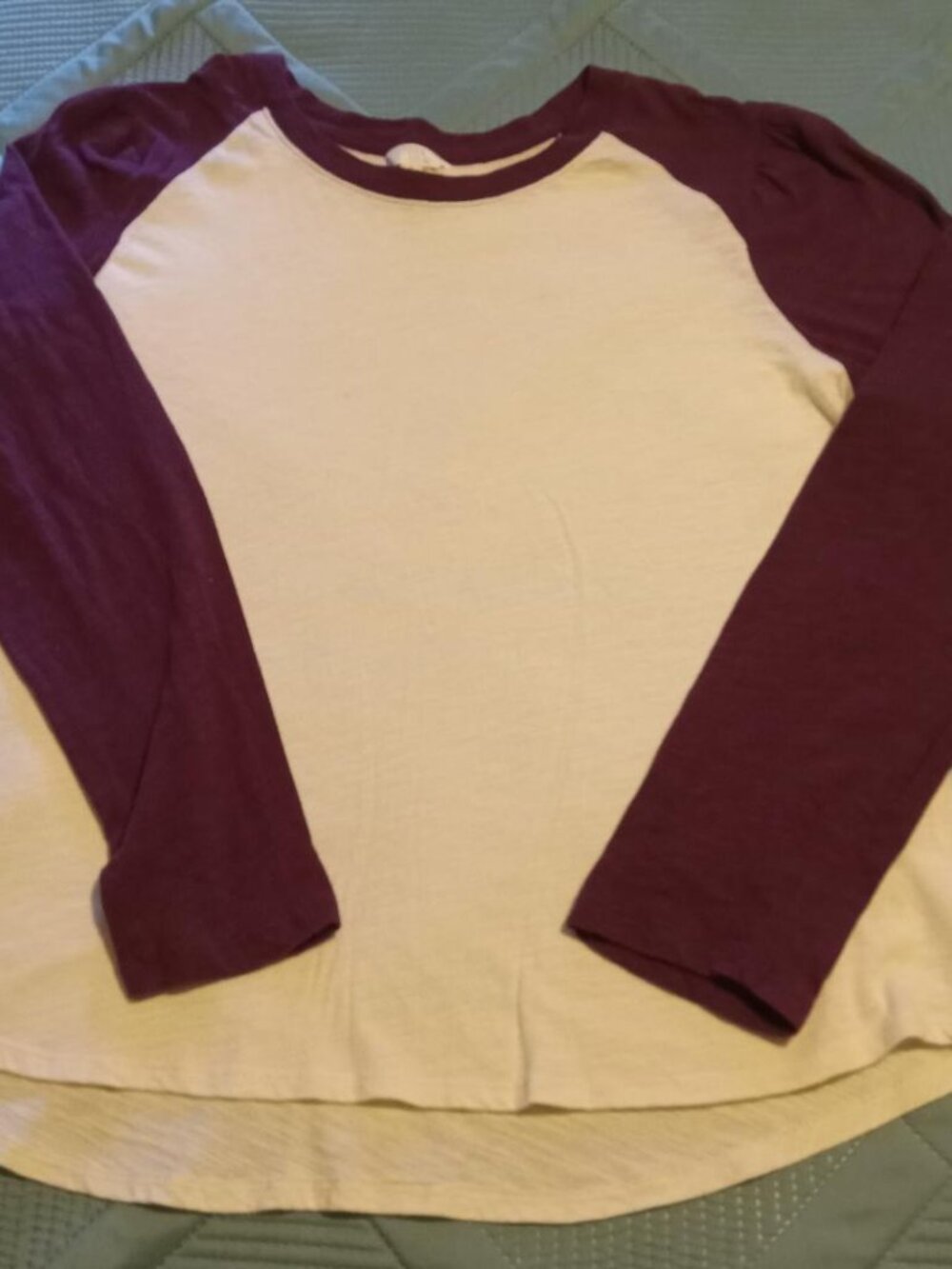 Time and Tru size XL(16-18) burgundy and cream